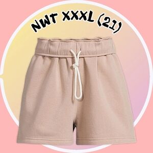 NWT Sz XXXL (21) Foldover Shorts w Elastic Waist, 2 Pockets & Adj Drawstring